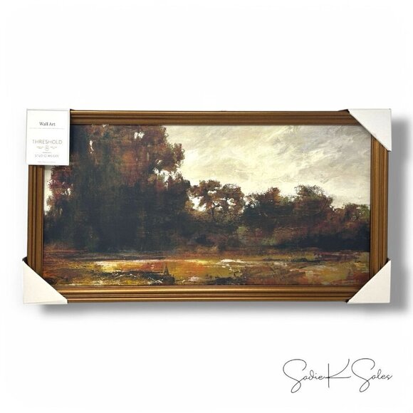 13.9 x 25.4 Horizontal Landscape Framed Canvas - Threshold Studio McGee Target - Picture 5 of 5